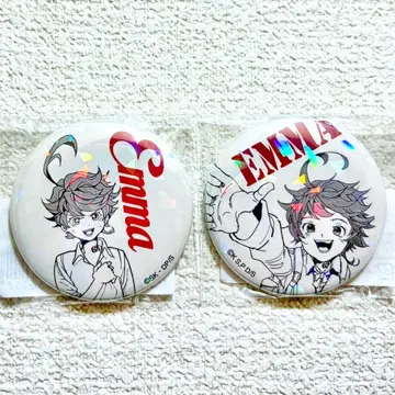 약속의 네버랜드 올스타 캔뱃지 2종 엠마