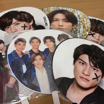 SixTONES 부채 세트