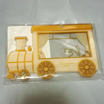 후쿠야 복권 기관차 아크릴 프레임 호두까기 인형 화이트