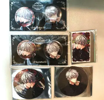 5개 세트 미개봉 니지산지 쿠즈하 6주년 6th 금박 캔뱃지 세트