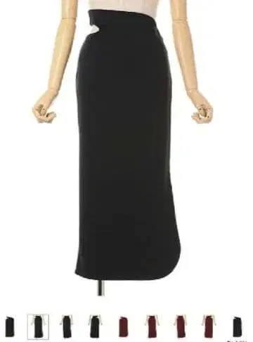 마메 쿠로고우치 더블 저지 비대칭 스커트