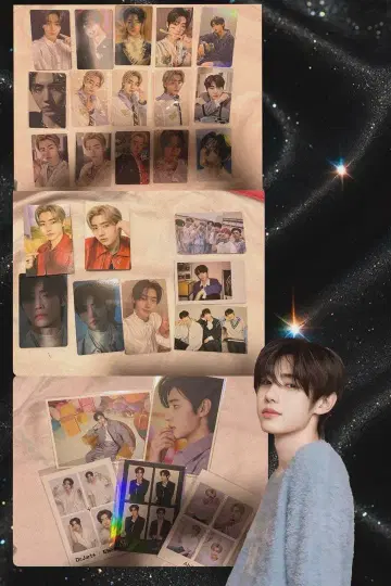 성훈 enhypen 공식 트레이딩 카드 포스카 레어 포함 세트