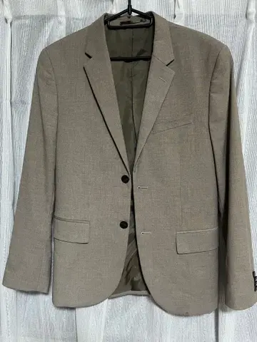 H&M 스키니핏 비즈니스 자켓 베이지 남성용