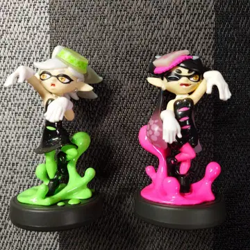 스플래툰 amiibo 시오카라즈 세트 [아오리/반딧불이]