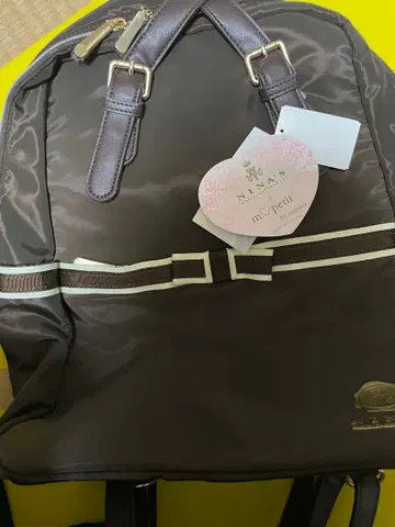 시마무라 아오키 미사코 NINA'S 브라운 럭색 백팩