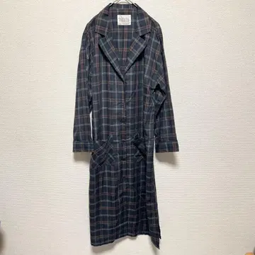 E-hyphen world gallery PEACE 체크 무늬 셔츠