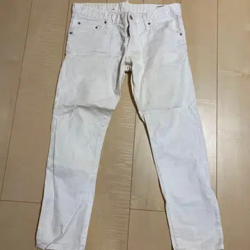 DSQUARED2 화이트 슬림핏 데님