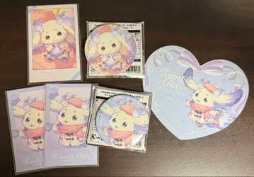 윈터 데이트 룬룬 폴라로이드 캔뱃지 메시지 카드