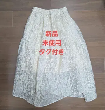 완판템 미사용 새상품 MACHATT 마차트 시어 자카드 스커트