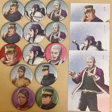 골든 카무이 점프 페스타 암니버스 보행 캔뱃지 특전