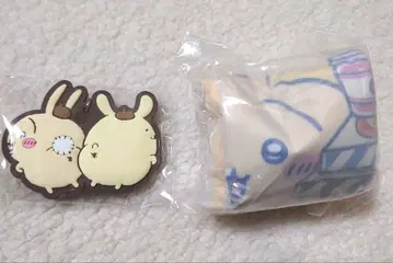 치이카와 x 산리오 2점 에코백 + 사이좋은 러버 마스코트