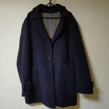 레노마 옴므 체스터 코트 XL 다크 네이비 타카큐