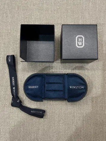 HARRY WINSTON 반지 케이스와 상자