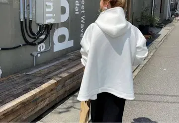 mite A라인 플레어 빅 실루엣 후드티