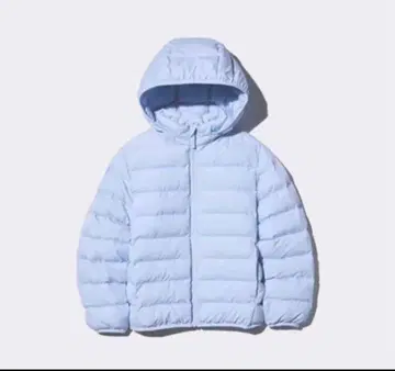 유니클로 키즈 다운 스카이블루 어린이용 한국 160