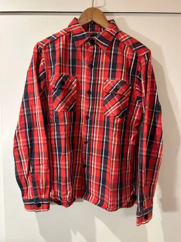 Gleem 레드, 블랙 플란넬 셔츠