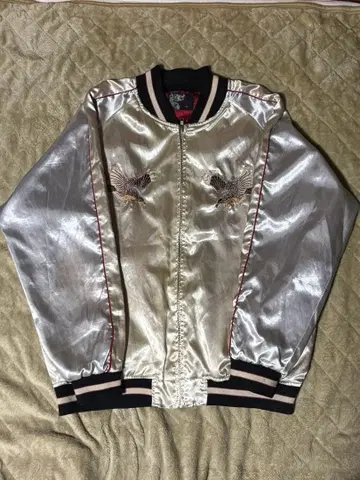 일본 전통 스카잔 독수리 자수 럭셔리