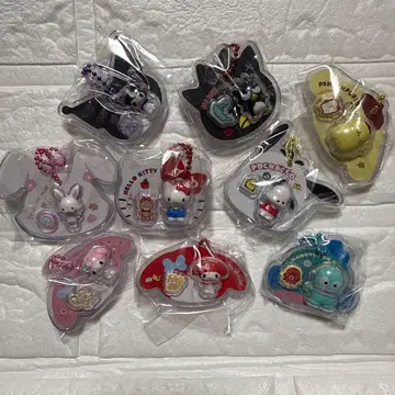 산리오 패키지 참 9개 세트 세미 컴프