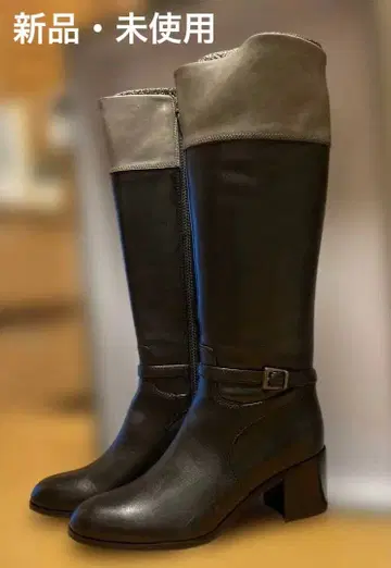 소니아 파렌티 자키 부츠 롱 가죽