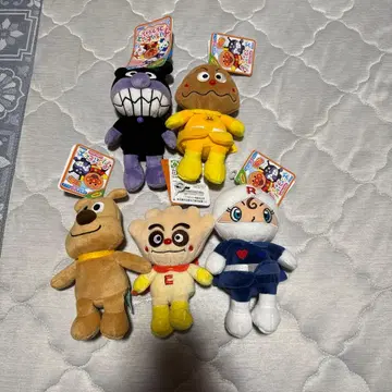 호빵맨 봉제 인형 5체 세트