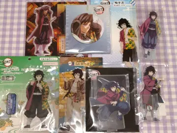 귀멸의 칼날 토미오카 기유 아크릴 스탠드 캔뱃지 8점 세트