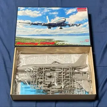 절판 하자품 1/144 보잉 720B 팬 아메리칸 항공 조립 키트