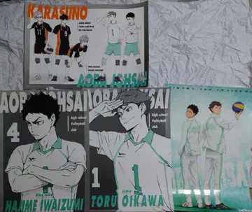 하이큐 오이카와 이와이즈미 아오바죠사이 카라스노 포스터 컬렉션 4종