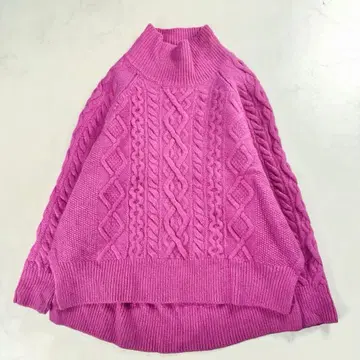 봄 컬러 하루미톤 그린 라벨 릴랙싱 하이넥 울 스웨터