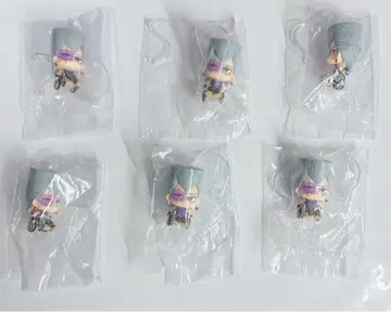 죠죠 캡슐 피규어 컬렉션 GOLD WIND 폴나레프 6점