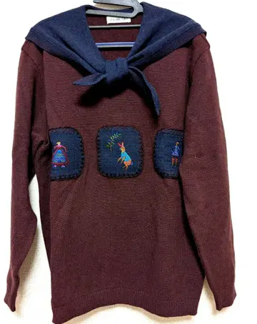 ILY a LONG TEMPS 니트 스웨터