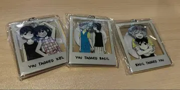 [새상품] OMORI 오모리 태그 포토 아크릴 키링