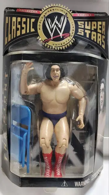 JAKKS사판 WWE 프로레슬링 피규어 앙드레 더 자이언트 덤 포함
