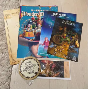 미세스 바벨탑 사과잼 시트 특전 캔뱃지 픽처 티켓