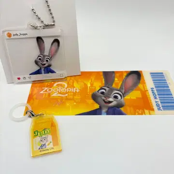 주토피아 2 오마이카페 주디 티켓풍 메지루시 아크릴