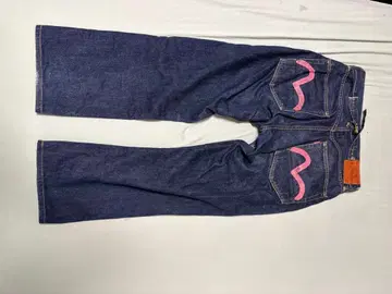 EVISU 에비수 핑크 카모 데님