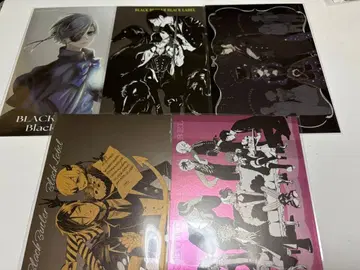 블랙 집사 메탈릭 엽서 5장 세트