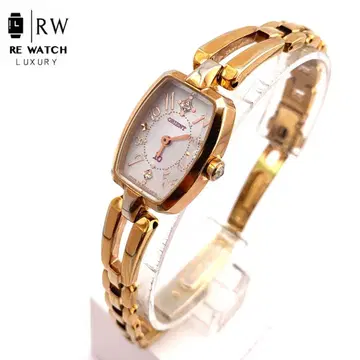 7-2961 ORIENT WDAC-A01-Q 골드 아날로그 손목시계