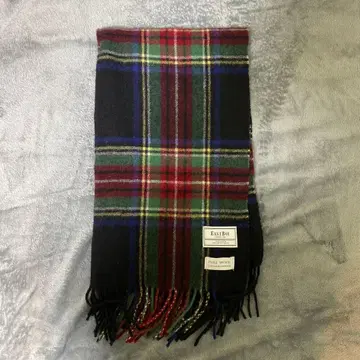 EAST BOY 퓨어 울 체크 머플러