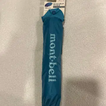 미사용품 몽벨 트레킹 엄브렐라 50cm 터콰이즈 블루