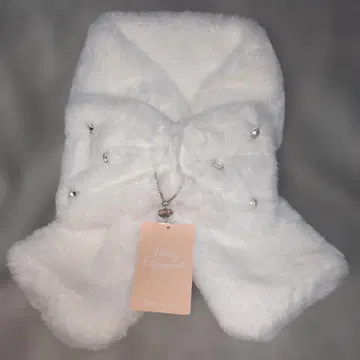 허니시나몬 머플러 화이트