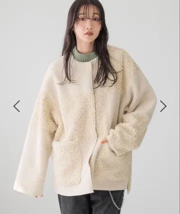 로리즈팜 리버서블 패치워크 블루종