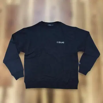 SILAS 사이러스 블랙 맨투맨 L