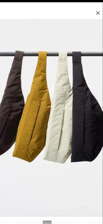 유니클로 U 크로스 바디백 블랙 검정 유니클로 숄더백