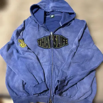 THAT'S LIFE 타이다이풍 집업 후드티