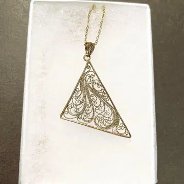 은선 세공 목걸이