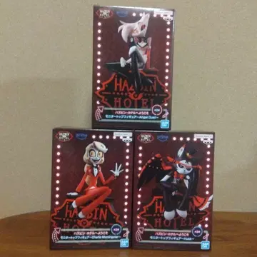 해즈빈 호텔에 오신 것을 환영합니다 모니터 탑 피규어 3개 세트