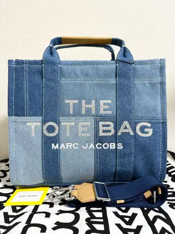 새상품 마크제이콥스 더 데님 미디엄 토트백 블루