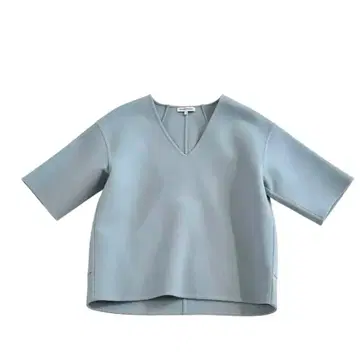 매디슨 블루 리버 V넥 울 상의 XS