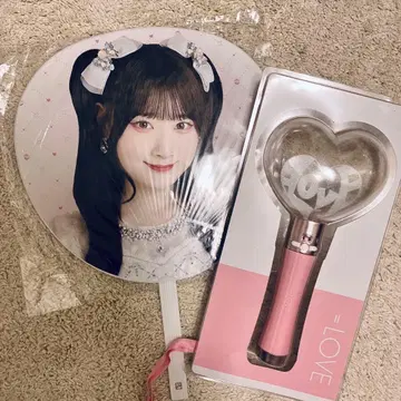 8th 이코라브 하트형 응원봉, 키아라 부채 세트