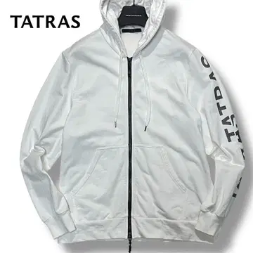 컨디션 최상 03(L) TATRAS 타트라스 소매 로고 지퍼 후드티
